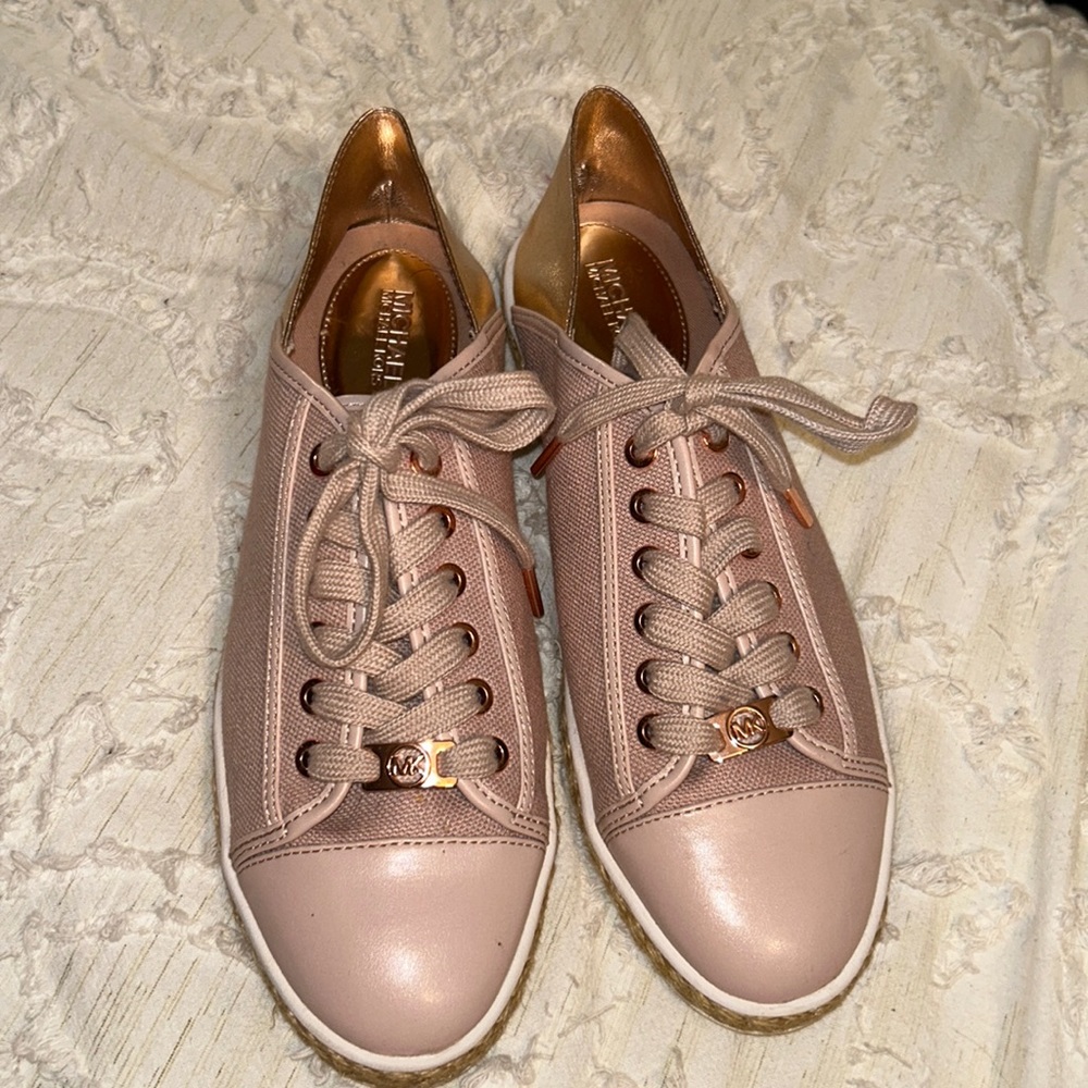 Michael Kors Pink Sneakers Size 9